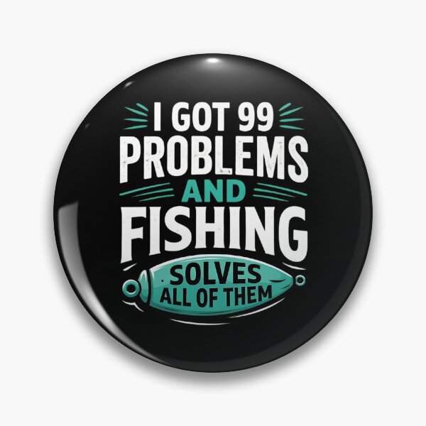 Item preview, Fishing Solves All Problems Funny designed and sold by TshirtsOnline-.