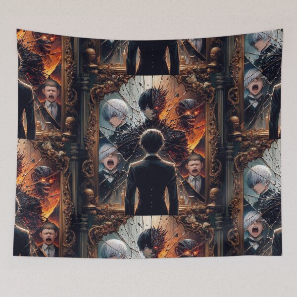 Item preview, Fractured Psyche: Confronting the Dark Side and Inner Demons in a Shattered Mirror designed and sold by MouradStudio.