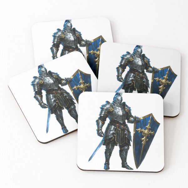 Item preview, Blue Knight with Shield  designed and sold by Sharp-Design89.