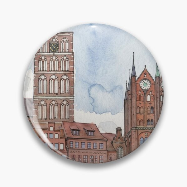 Item preview, Stralsund, City Hall and Old Market designed and sold by sid1802.