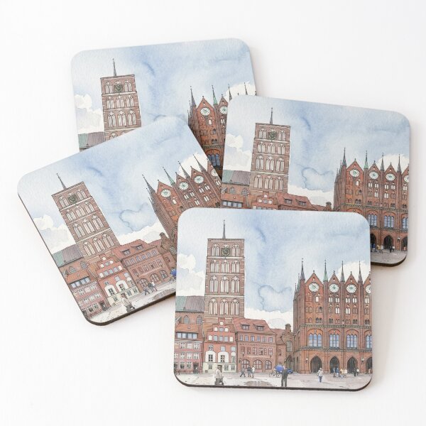 Item preview, Stralsund, City Hall and Old Market designed and sold by sid1802.