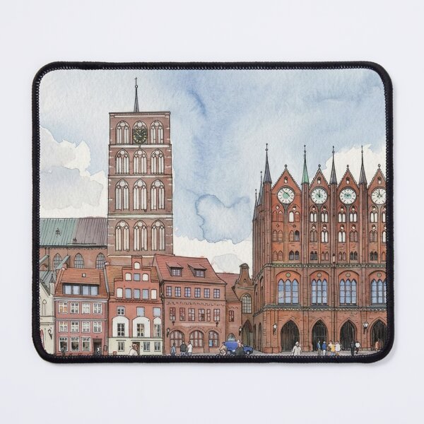 Item preview, Stralsund, City Hall and Old Market designed and sold by sid1802.