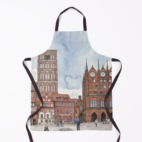 Item preview, Stralsund, City Hall and Old Market designed and sold by sid1802.