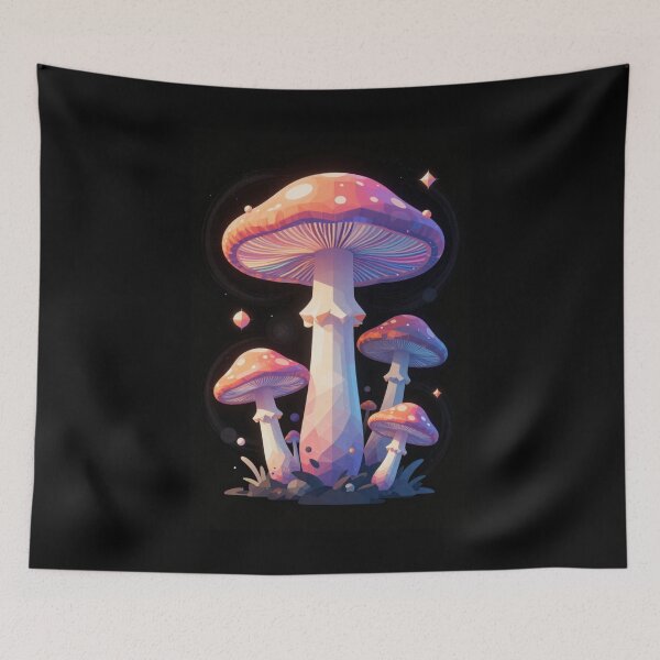 Item preview, Psychedelic Mushrooms designed and sold by PatronesKawai.