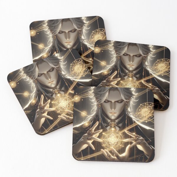 Item preview, The Celestial Alchemist: Weaving Golden Sacred Geometry and Arcane Power designed and sold by MouradStudio.