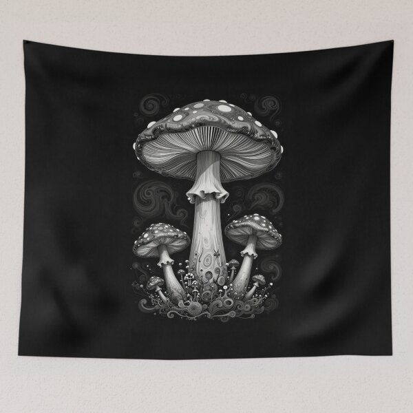 Item preview, Psychedelic Mushrooms designed and sold by PatronesKawai.