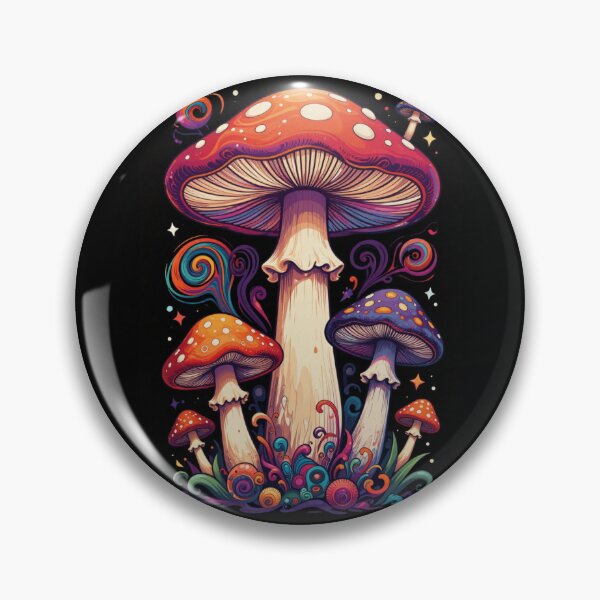 Item preview, Psychedelic Mushrooms designed and sold by PatronesKawai.