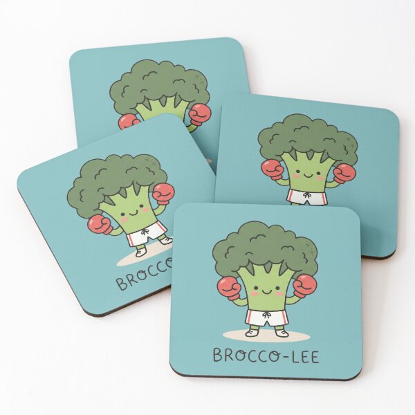 Item preview, Brocco-Lee - Funny Broccoli Boxing Pun designed and sold by TinyJoy Studio.