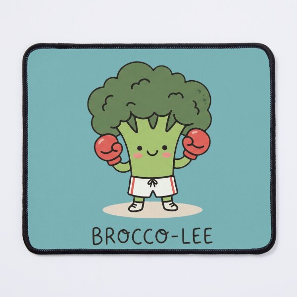 Item preview, Brocco-Lee - Funny Broccoli Boxing Pun designed and sold by TinyJoy Studio.