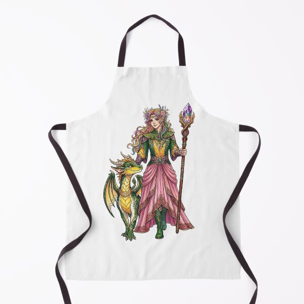 Item preview, The Elf Girl and the Dragon designed and sold by PP&RAINBOW SHOP.