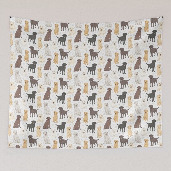 Item preview, Black lab chocolate labrador golden retriever cute dog breed puppy designed and sold by art-tee-ua.
