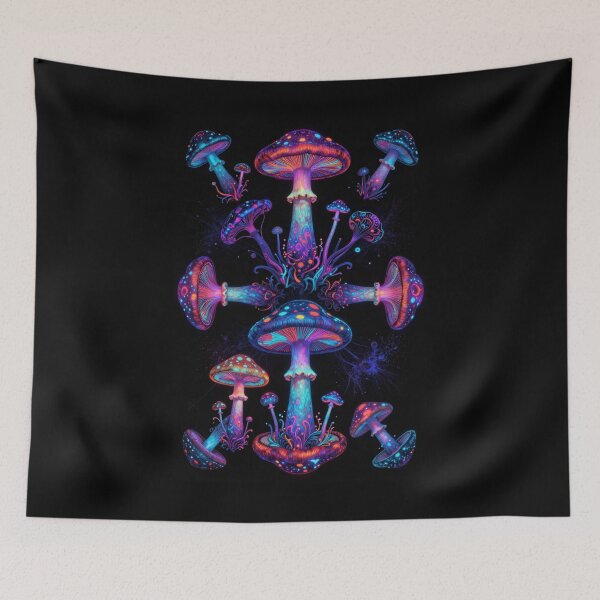 Item preview, Psychedelic Mushrooms designed and sold by PatronesKawai.
