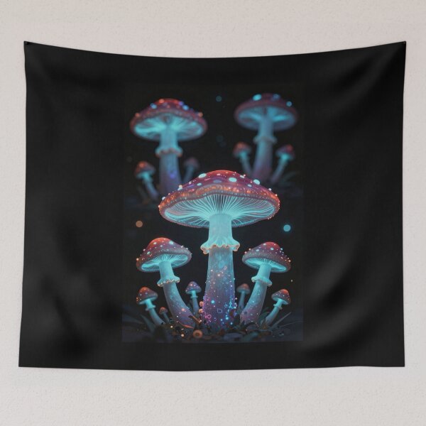 Item preview, Psychedelic Mushrooms designed and sold by PatronesKawai.