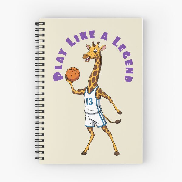 Item preview, Play Like A Legend – Funny Basketball Giraffe designed and sold by CARPIO Creations.