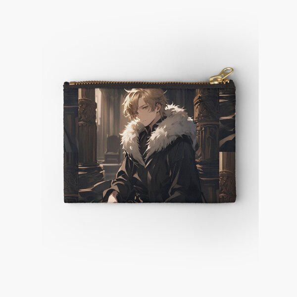 Item preview, Royal Solitude: The Melancholic Anime Prince in the Sunlit Castle Hall designed and sold by MouradStudio.