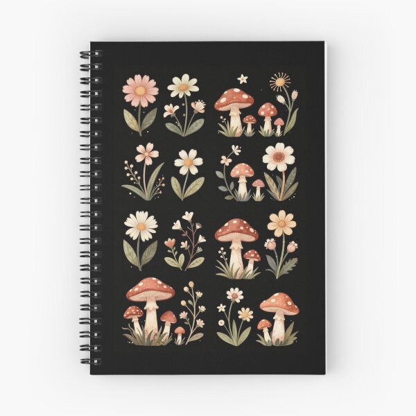Item preview, Daisies and Mushrooms designed and sold by PatronesKawai.