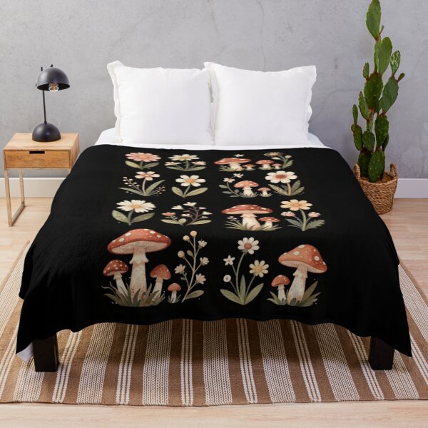 Item preview, Daisies and Mushrooms designed and sold by PatronesKawai.