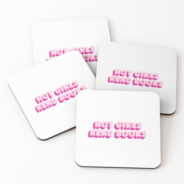 Item preview, Hot Girls Read Books - Cute Pink Aesthetic Gifts for Girlfriends & Girl Friends - Pastel Book Lover Design designed and sold by MatthewViews.