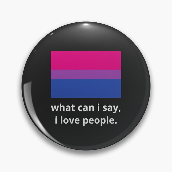 Item preview, I Love People Funny Bisexual designed and sold by Furia LGBTQ+ Accessories.