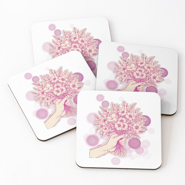 Item preview, Bouquet of Flowers Held in a Hand - Cool Illustration designed and sold by iamKRUK.