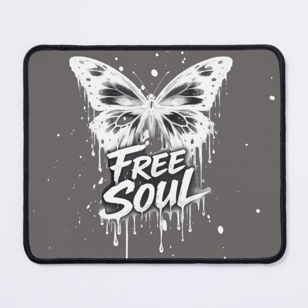 Item preview, Free Soul Butterfly Drip - Luxury Dark Aesthetic Streetwear Graphic. designed and sold by LunaPrintCo.