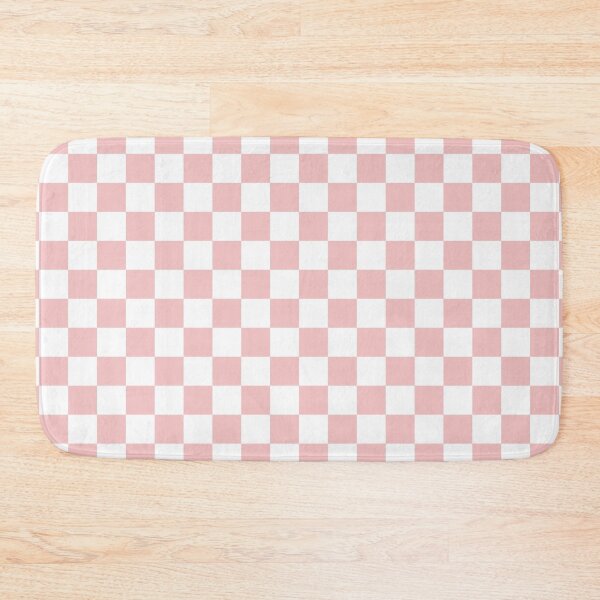 Item preview, Baby Pink and White Check, Chequered Pattern designed and sold by Jeallan Designs.