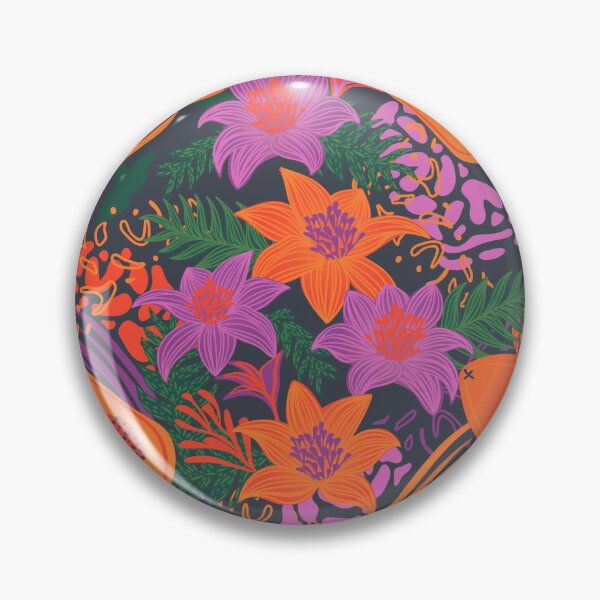 Item preview, Fiery Floral Jungle designed and sold by Doodloom.