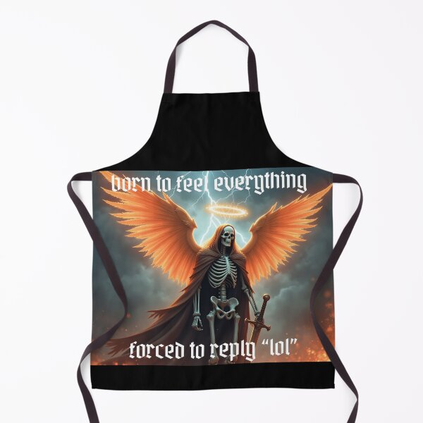Item preview, born to feel everything forced to reply "lol", Gen Z Ironic Meme  designed and sold by Emmachenn / WineDronk Shop.