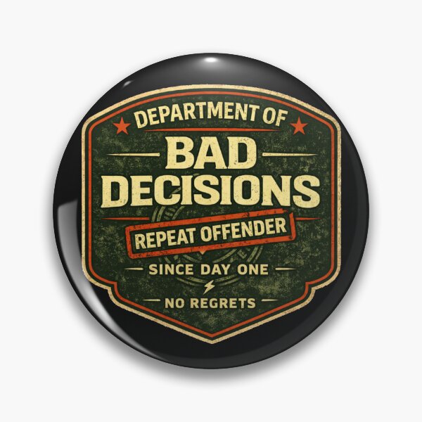 Item preview, Department of Bad Decisions Repeat Offender Funny Vintage Shirt No Regrets Tee designed and sold by GhostDawgs.