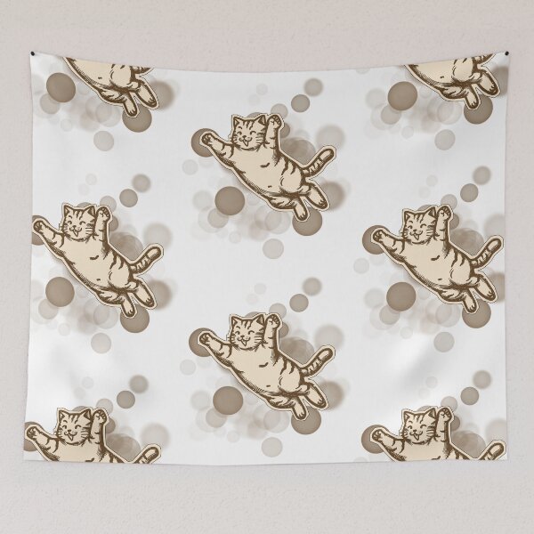 Item preview, Jumping Cat - Cool Illustration designed and sold by iamKRUK.