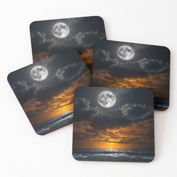 Item preview, Fire Wave Ocean Phone Case – Moonlight Lava Sea Aesthetic designed and sold by Bronze-Starr.