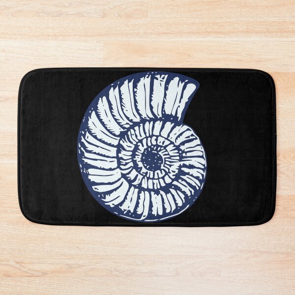 Item preview, Paleontology Ammonite Fossil Spiral Shell Geometry designed and sold by stylboutique.