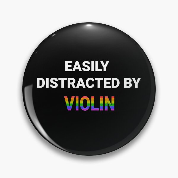 Item preview, Easily Distracted By Violin - Pride designed and sold by PrideFeliz.