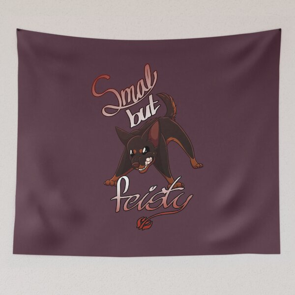 Item preview, spirited little dog designed and sold by CrispyWhisper.