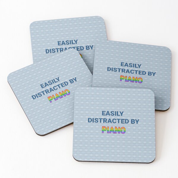 Item preview, Easily Distracted By Piano - Pride designed and sold by PrideFeliz.