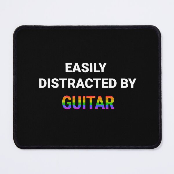 Item preview, Easily Distracted By Guitar - Pride designed and sold by PrideFeliz.