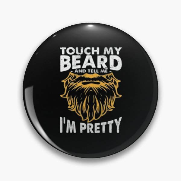 Item preview, Touch My Beard and Tell Me I'm Pretty designed and sold by szydelkowanika.
