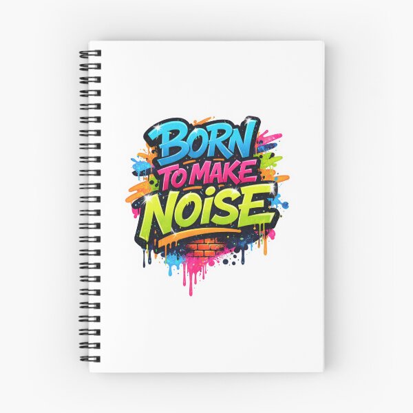 Item preview, Born to Make Noise Graffiti Burst designed and sold by lorand-designs.