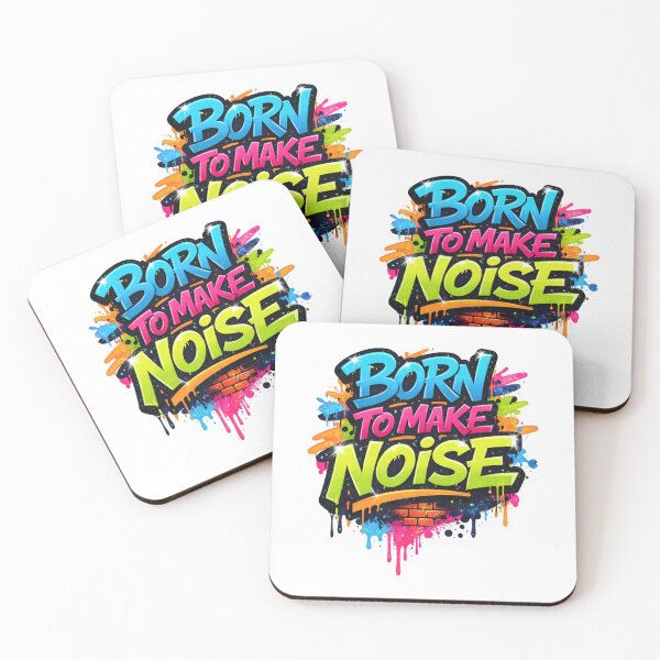 Item preview, Born to Make Noise Graffiti Burst designed and sold by lorand-designs.
