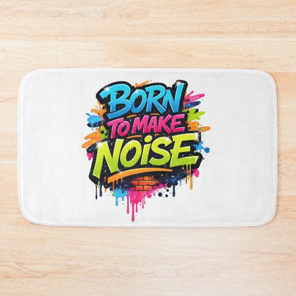 Item preview, Born to Make Noise Graffiti Burst designed and sold by lorand-designs.