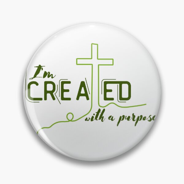 Item preview, Created With a Purpose | Christian Faith T-Shirt & Gift designed and sold by fleur-atelier.
