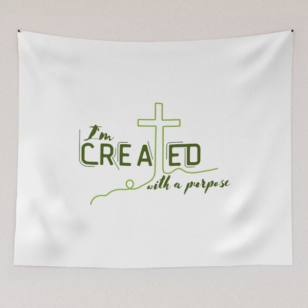 Item preview, Created With a Purpose | Christian Faith T-Shirt & Gift designed and sold by fleur-atelier.
