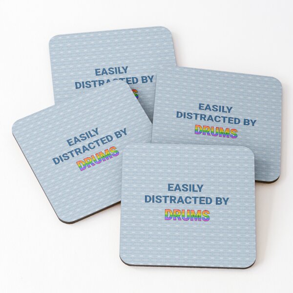 Item preview, Easily Distracted By Drums - Pride designed and sold by PrideFeliz.