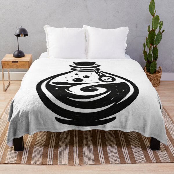 Item preview, Witch Potion Bottle Symbol – Dark Magic Elixir Minimalist Design designed and sold by MonkeyVibe.