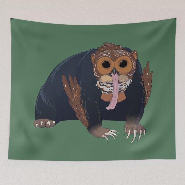 Item preview, Sun Bear + Spotted Wood Owl designed and sold by khalico.