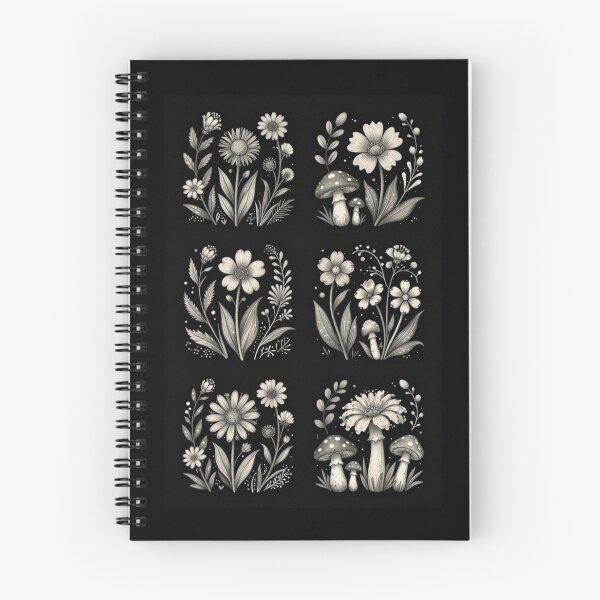 Item preview, Daisies and Mushrooms designed and sold by PatronesKawai.