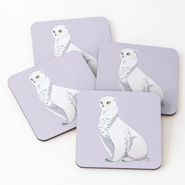 Item preview, Polar Bear + Snowy Owl designed and sold by khalico.