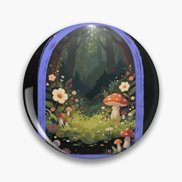 Item preview, Daisies and Mushrooms designed and sold by PatronesKawai.