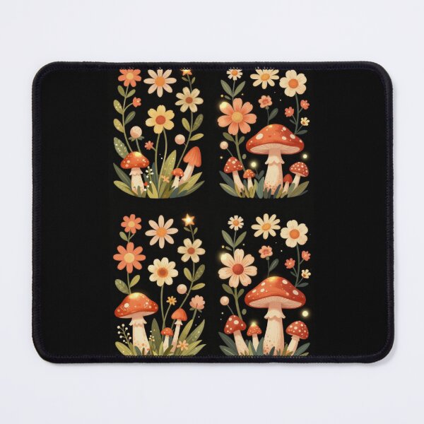 Item preview, Daisies and Mushrooms designed and sold by PatronesKawai.