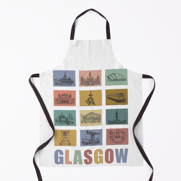 Item preview, Glasgow Landmarks Grid - Duke of Wellington & Scottish City Architecture designed and sold by Loom on the Loch.
